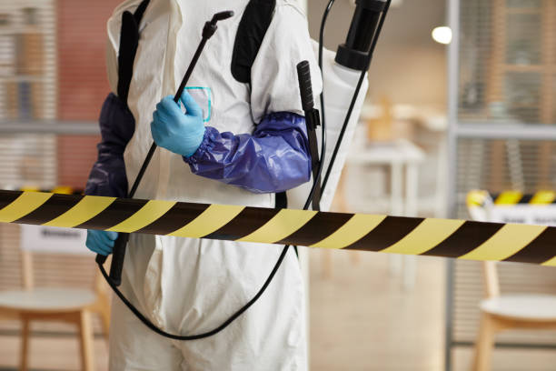 Professional Crime Scene Cleanup technician working in Cookstown, NJ